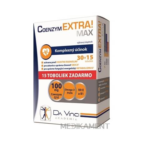 COENZYM EXTRA MAX 100 mg Da Vinci kapsuly 45 ks