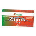 Naturica ZINOK 25 mg tablety 60 ks