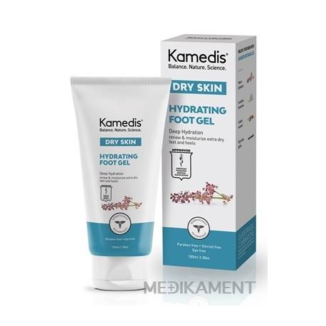 Kamedis DRY SKIN HYDRATING FOOT GEL hydratačný gél na nohy 100 ml