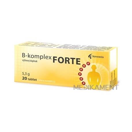 Noventis B-komplex FORTE tablety 20 ks
