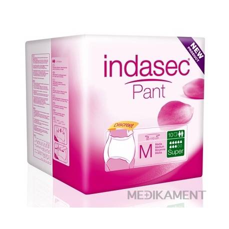 Indasec Pant Super M plienkove nohavičky navliekacie boky 80-110 cm 10 ks