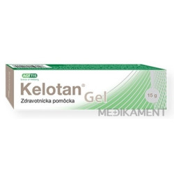 Kelotan Gel silikónový gél na jazvy 1x15 g