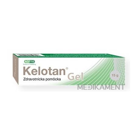 Kelotan Gel silikónový gél na jazvy 1x15 g