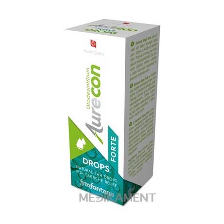 Fytofontana Aurecon drops forte ušné kvapky 10 ml s obsahom rastlinných extraktov