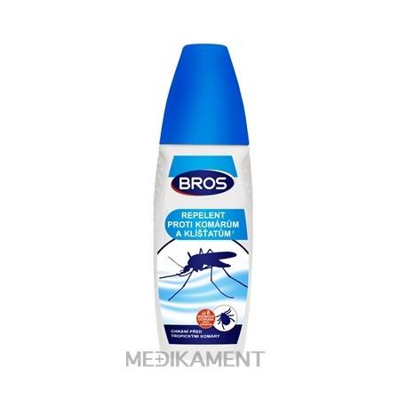BROS repelent proti komárom a kliešťom 100 ml BROS repelent proti komárom a kliešťom 100 ml