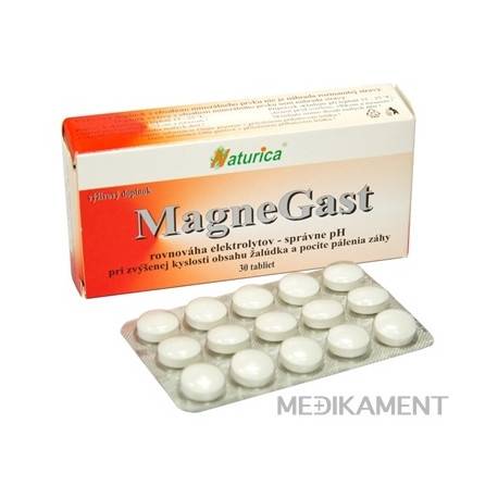 Naturica MAGNEGAST cmúľacie tablety 30 ks