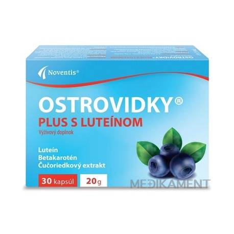Noventis Ostrovidky Plus s luteínom cps 2x15 ks