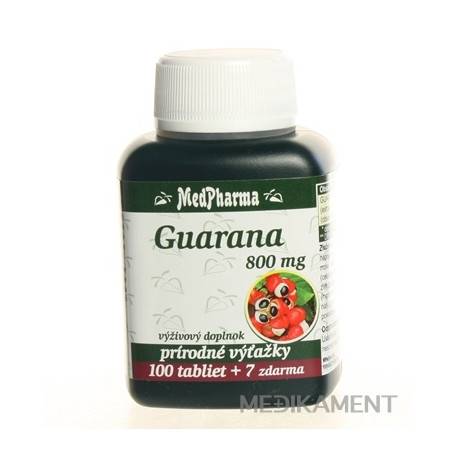 MedPharma GUARANA 800MG tablety 107 ks