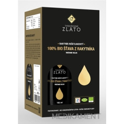 T.ZLATO 100 % BIO ŠŤAVA Z RAKYTNÍKA vrátane oleja 4 x 185 ml