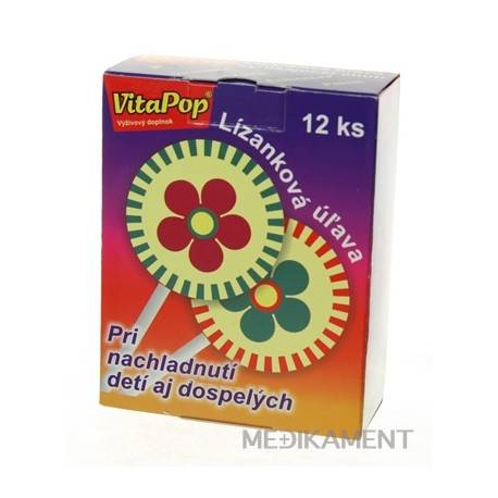 VITAPOP lízanka pri nachladnutí detí aj dospelých 12 ks