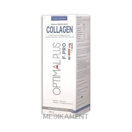 OPTIMAL PLUS F - PRO COLLAGEN nová vylepšená receptúra, roztok 1x500 ml