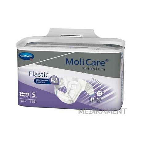 MoliCare Premium Elastic 8 kvapiek S plienkové nohavičky 26 ks