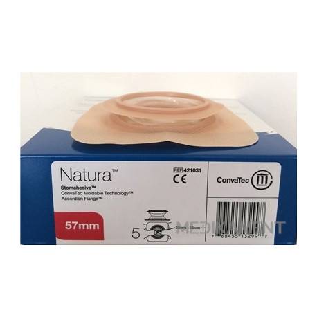 ConvaTec Podložka s harmonik. krúžkom Natura stomická tvarovateľná priemer 57 mm 5 ks
