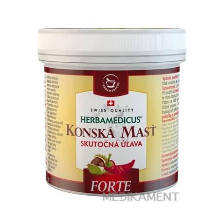 SwissMedicus Herbamedicus KONSKÁ MASŤ FORTE HREJIVÁ 250 ml