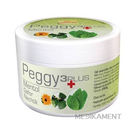 PEGGY 3PLUS Mentol gél 250 g