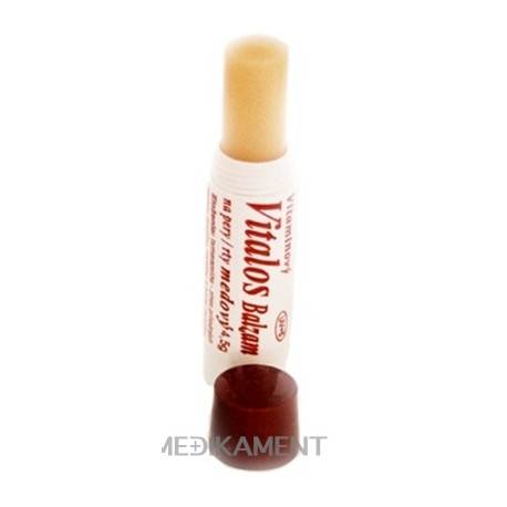 VITALOS Balzam na pery medový SPF 5 vitamínový 1 ks