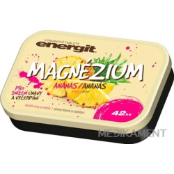 Energit MAGNÉZIUM vitamínové tablety s príchuťou ananás 42 ks