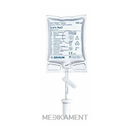 B.BRAUN Uro-Tainer NaCl 0,9% preplachovací roztok urolog. katétrov 100 ml 1kus
