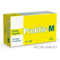 PROKTIS-M rektálne čapíky na hojenie rán s obsahom kyseliny hyalurónovej 10 ks