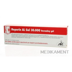 Heparin AL Gel 30 000 gel (tuba Al) 1x100 g
