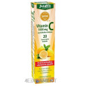 JutaVit Vitamín C 1000 mg šumivé tablety s príchuťou citróna 20 ks