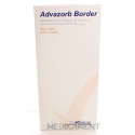 ADVAZORB BORDER krytie na rany samopriľnavé atraumatické 10 x 30 cm 10 ks