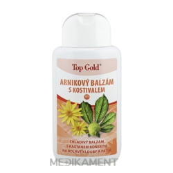 TOP GOLD Arnikový balzam s kostihojom chladivý 1x200 ml