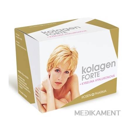 KOLAGÉN Forte + Kyselina Hyalurónová - RosenPharma (tbl 120 + tbl 60) 1x1 set