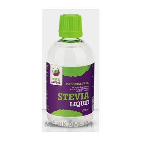 NATUSWEET STEVIA LIQUID Kvapky sladidlo tekuté 100 ml