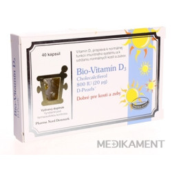 Bio-VITAMÍN D3 cps (cholecalciferol 800 IU) 1x40 ks