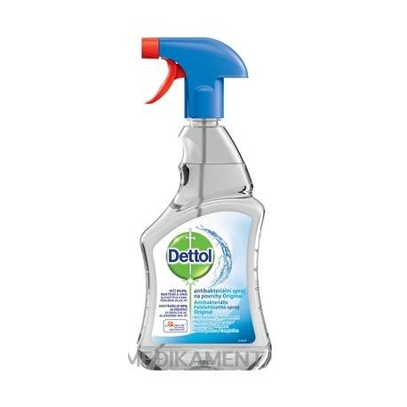Dettol antibakteriálny sprej na povrchy Originál 1x500 ml Dettol antibakteriálny sprej na povrchy Originál 1x500 ml
