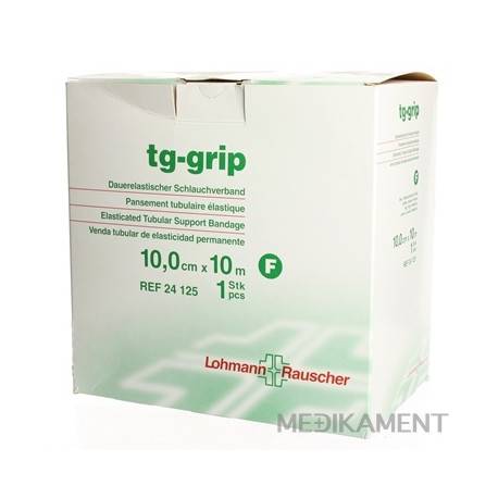 TG-GRIP F 10cm x10m výstužný tubulárny obväz na nohu, stehno (stredná) rolka 1x1 ks