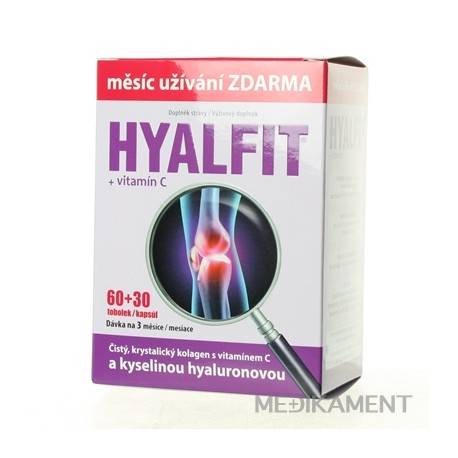 HYALFIT + vitamín C cps 60+30 zadarmo (90 ks)