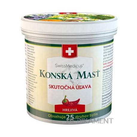SwissMedicus KONSKÁ MASŤ HREJIVÁ 250 ml