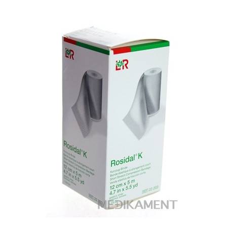 ROSIDAL K 12cmx5m obväz s krátkym ťahom 1x1 ks