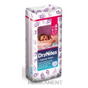 HUGGIES DryNites L pre dievčatá plienkové nohavičky 27-57 kg 9 ks