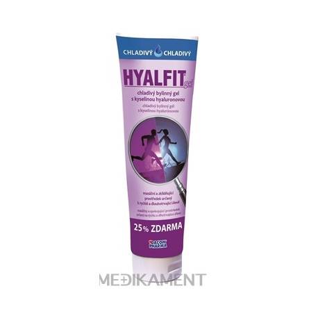 HYALFIT gél chladivý bylinný gél s kys. hyaluronovou (25% zadarmo), 1x150 ml