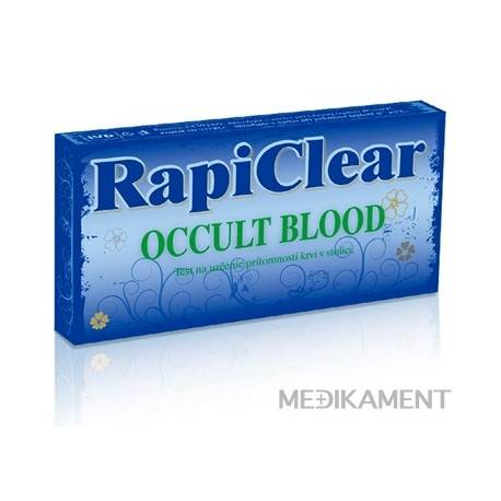 RapiClear OCCULT BLOOD IVD test na samodiagnostiku 1 set