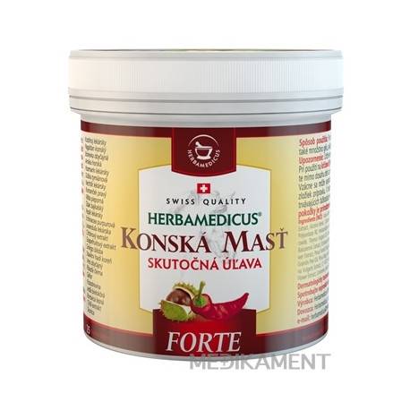 SwissMedicus Herbamedicus KONSKÁ MASŤ FORTE HREJIVÁ 500 ml