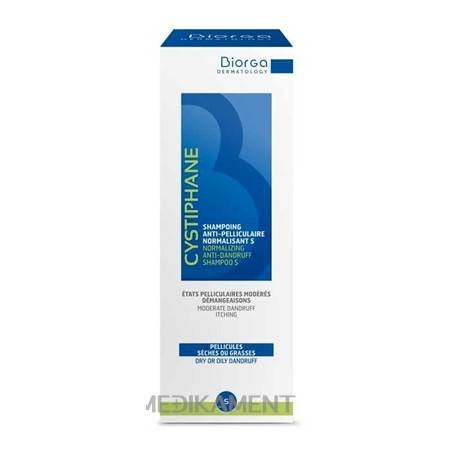 Cystiphane BIORGA S Normalizujúci šampón proti lupinám 200 ml