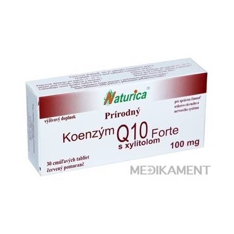 Naturica Prírodný KOENZÝM Q10 Forte 100 mg cmúľavé tablety 30 ks