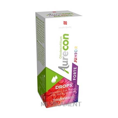 Fytofontana Aurecon drops forte Junior ušné kvapky 10 ml s obsahom rastlinných extraktov
