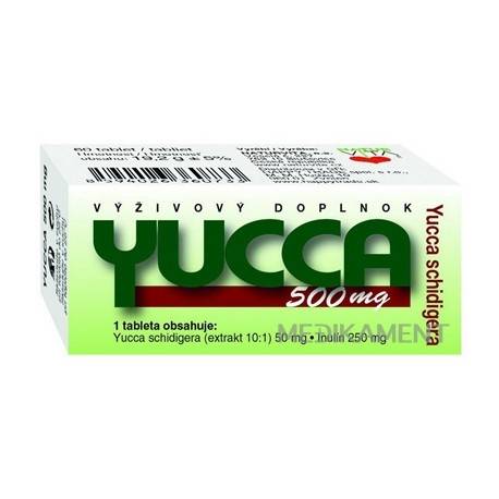 NATURVITA YUCCA 500 mg Yucca shidigera tablety 60 ks