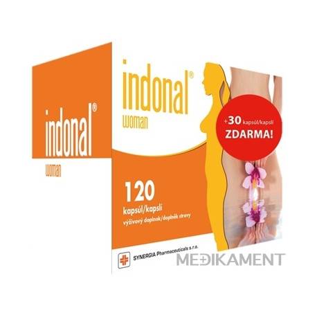 Indonal woman 120 kapsúl + Indonal woman 30 kapsúl zdarma 