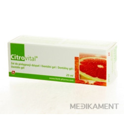 Citrovital Dentálny gél gél pre dospelých 1x25 ml