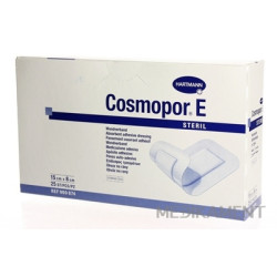 Cosmopor E obväz na rany sterilný 15 x 8 cm 25 ks