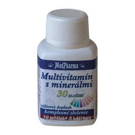 MedPharma MULTIVITAMÍN S MINERÁLMI 30 ZLOŽIEK tablety 37 ks