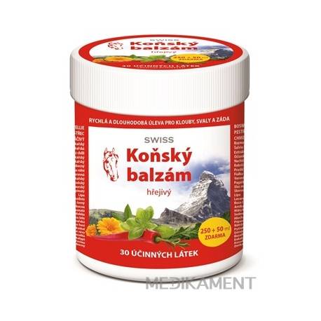 SWISS KONSKÝ BALZAM hrejivý 300 ml