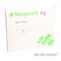 Melgisorb Ag 10x10 cm antimikrobiálny alginátový obväz 1x10 ks