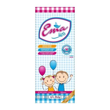 Ema Kids detské plienky (12-25 kg) savosť 1040 ml, 1x44 ks